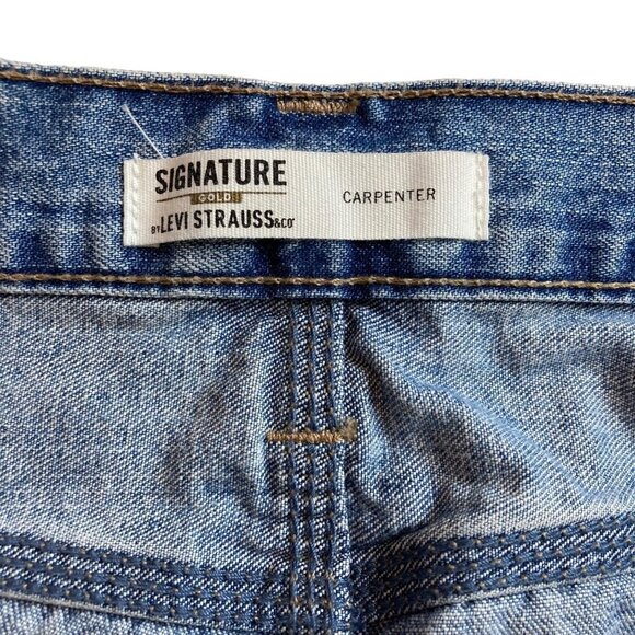 Levis Carpenter Jeans 40 Sz 40x31 Signature Baggy Retro Taper Work 90s‎ Y2K - Picture 4 of 8